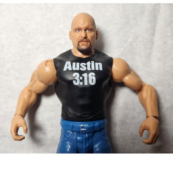 WWE Stone Cold Steve Austin 3:16 Wrestling Figure Loose W/ Accessories 2017 - Picture 2 of 7